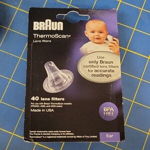 Braun ThermoScan 40 Lens Filters New in Box
